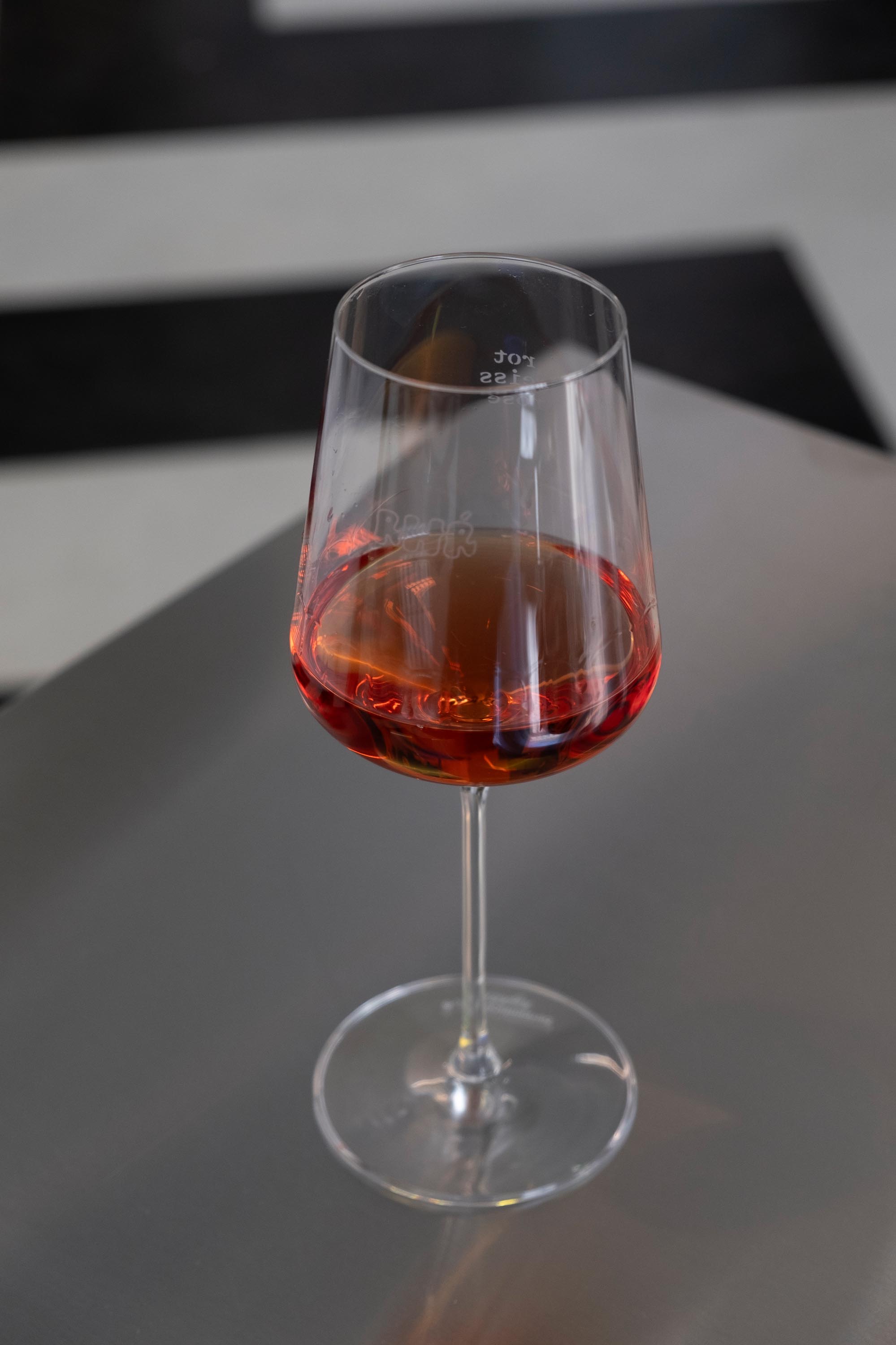 Roséwein aus Österreich im Glas