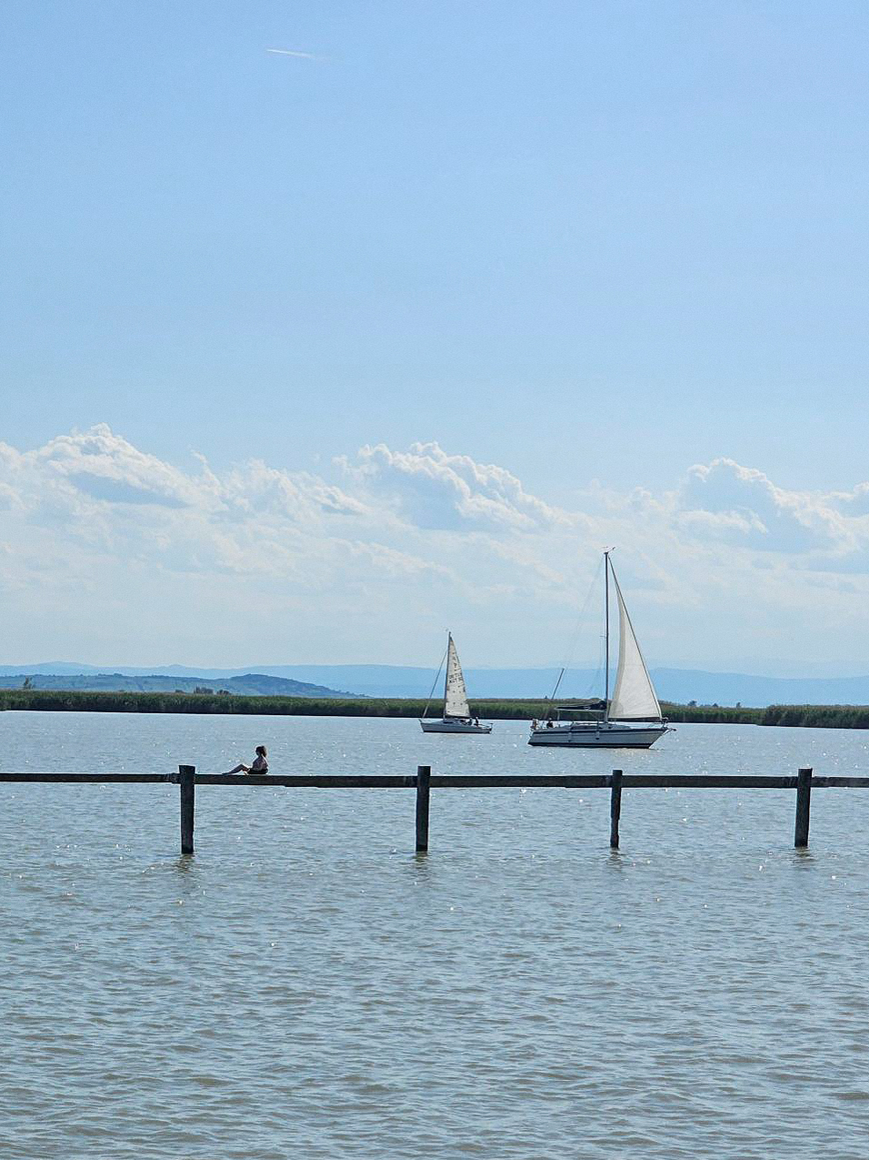 Neusiedlersee mit Segelbooten
